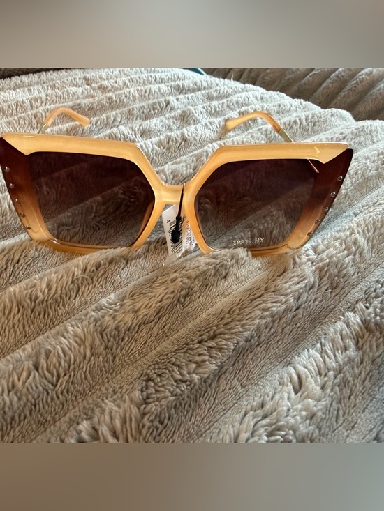 Accessories - Fashion Hexagon Sunglasses - Amber Frame, Brown Lenses